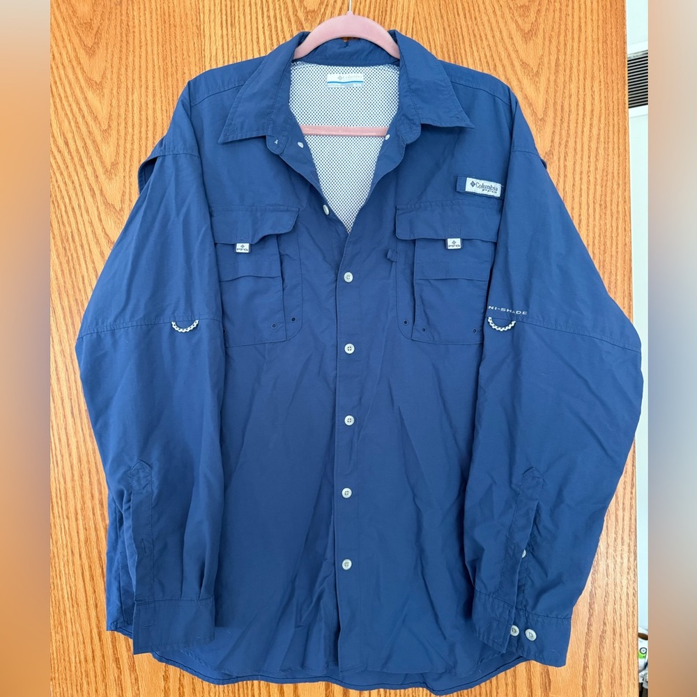 Columbia Men's Navy Shirt Jacket